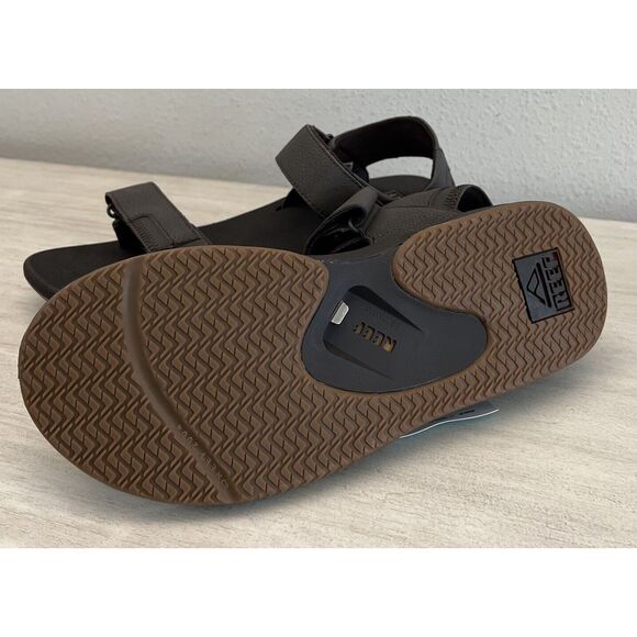 Reef CI6921 Fanning Baja Bottle Opener Sandals Men's Sz 12 Brown/Gum - Picture 14 of 14